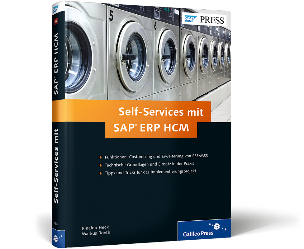 Buch mit dem Titel Self-Services mit SAP ERP HCM