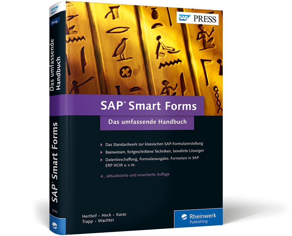 Buch mit dem Titel SAP Smart Forms Das umfassende Handbuch